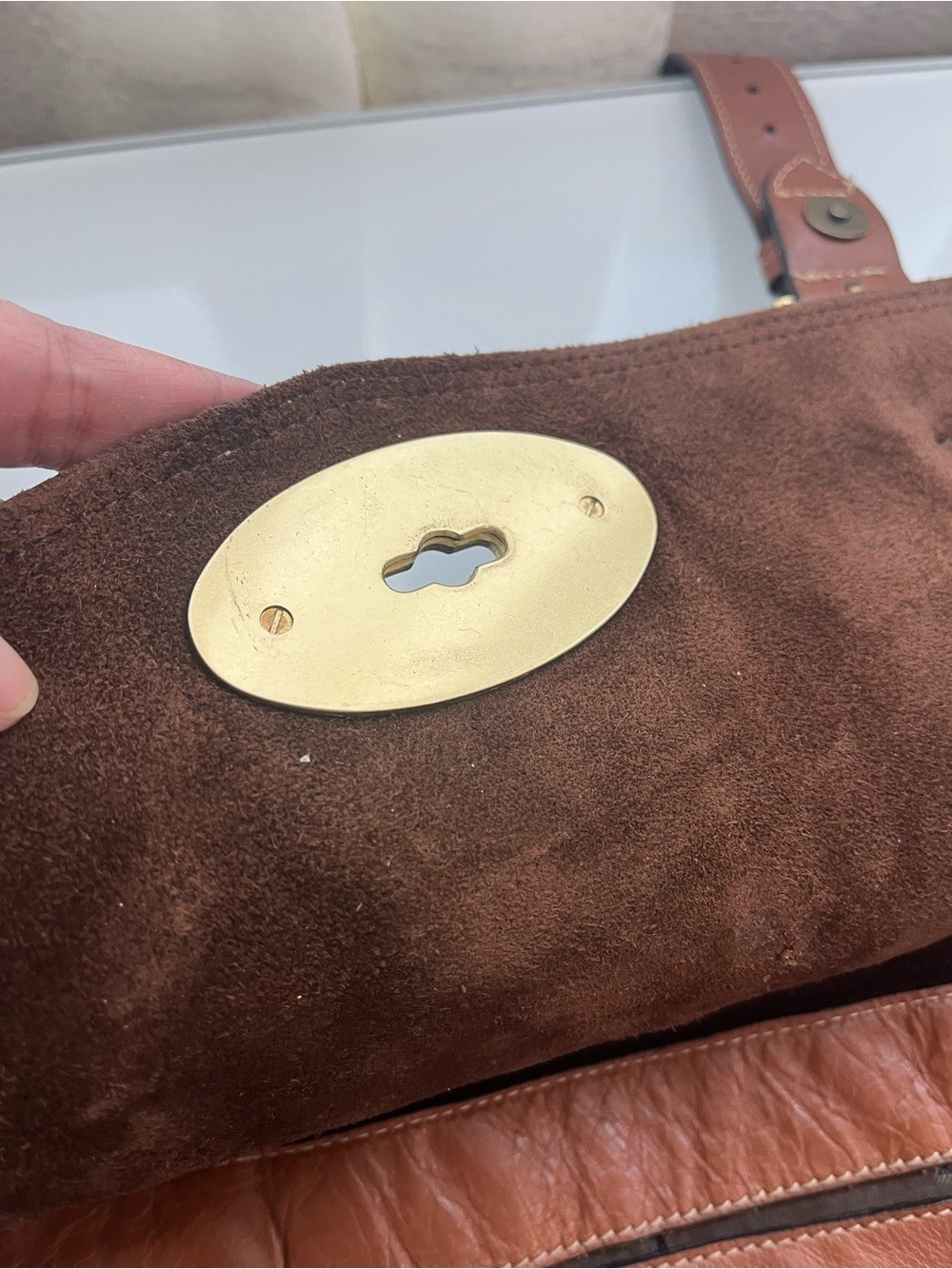 MULBERRY IN SOFT BUFFALO OAK LEATHER ALEXA - Picture 6 of 16